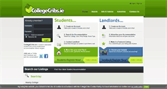 Desktop Screenshot of collegecribs.ie